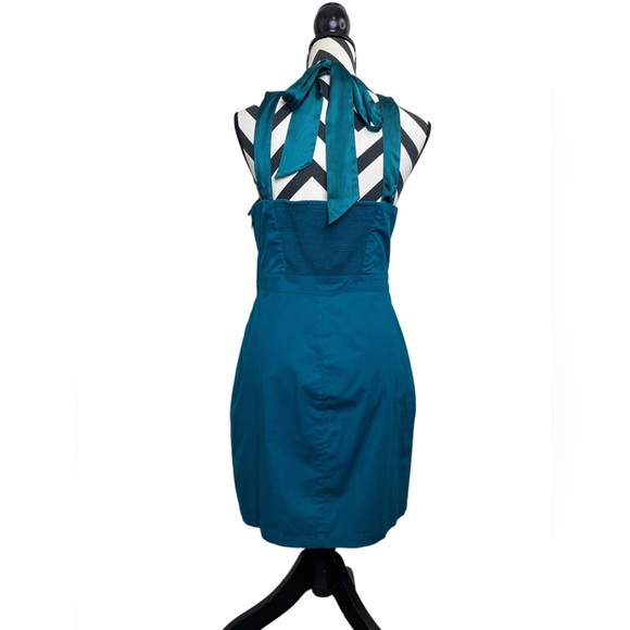 Free People Y2K Boho Sz 00 Leaf Motif Ocean Embriodered Boho Mini Dress - Picture 3 of 12